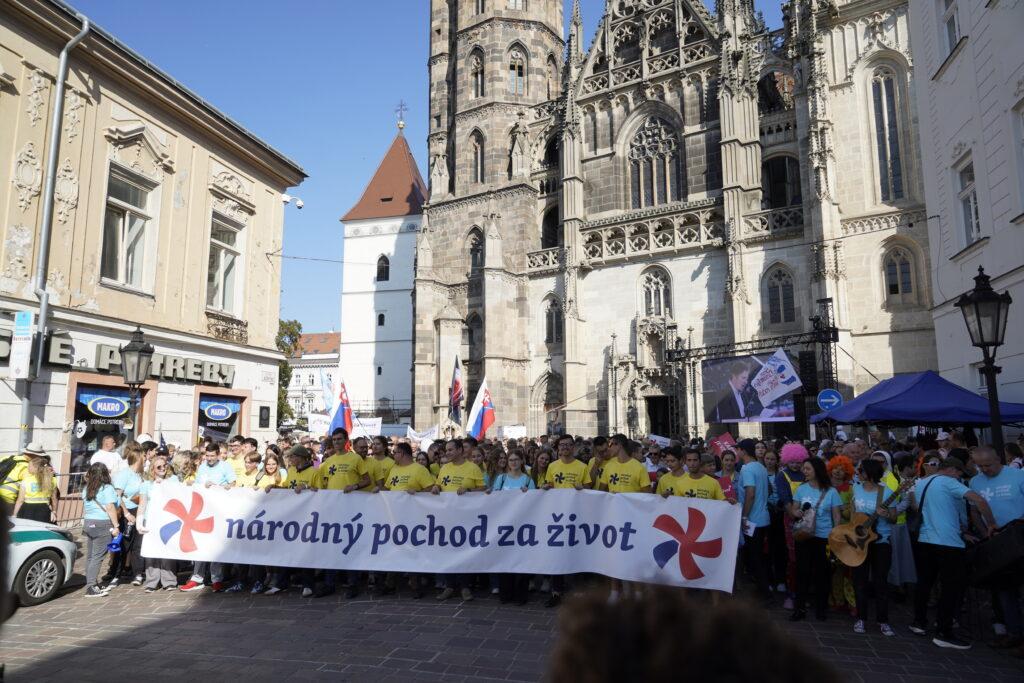 Národný pochod za život v Košiciach, 22. september 2024. Foto: Štandard/Damian König